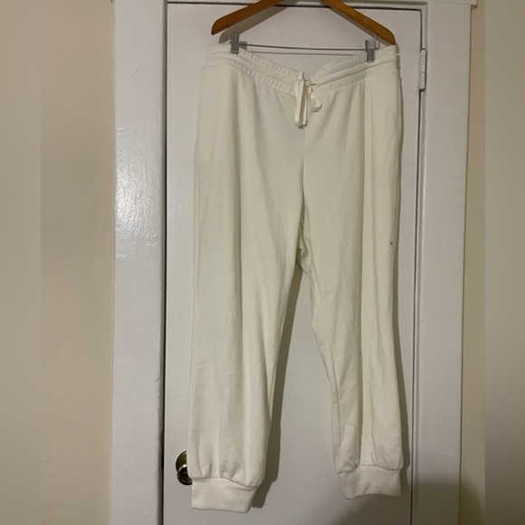 EXPRESS Cream Sweatpants NWT Size XL - Picture 2 of 8